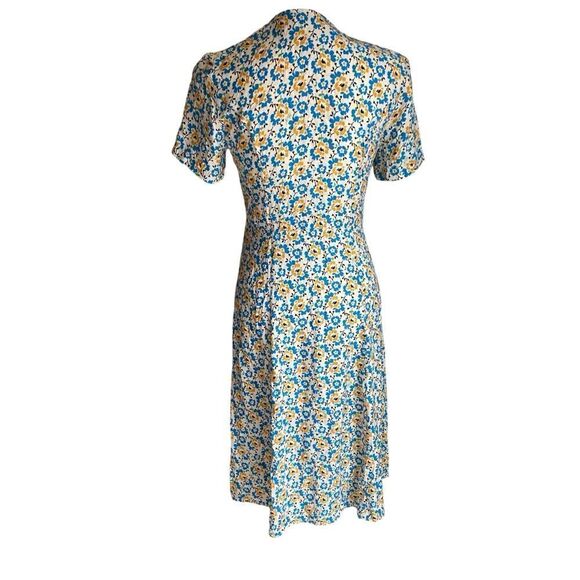 HVN Silk Floral Rosemary Dress Size 2 - Picture 5 of 7